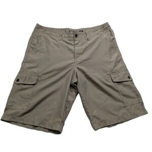 Tony Hawk Cargo Shorts Men 36 Khaki Tan Utility Skater Casual Polyester 10in